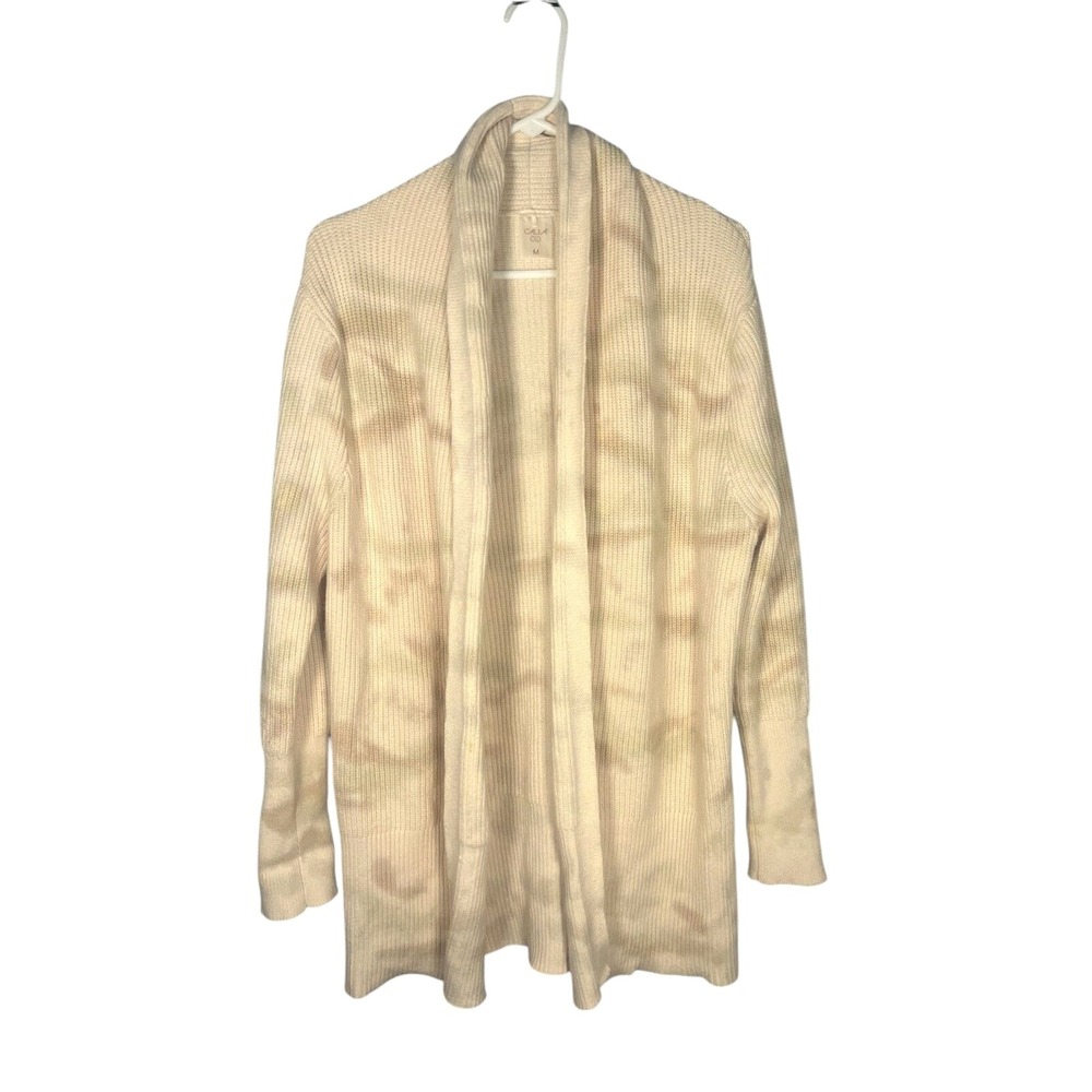 Calia by Carrie Underwood Women's Open Front Cardigan M Ivory